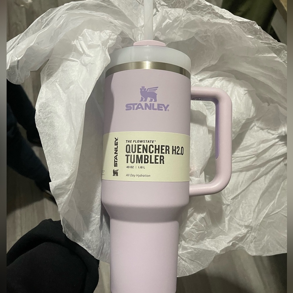 Purple Stanley tumbler